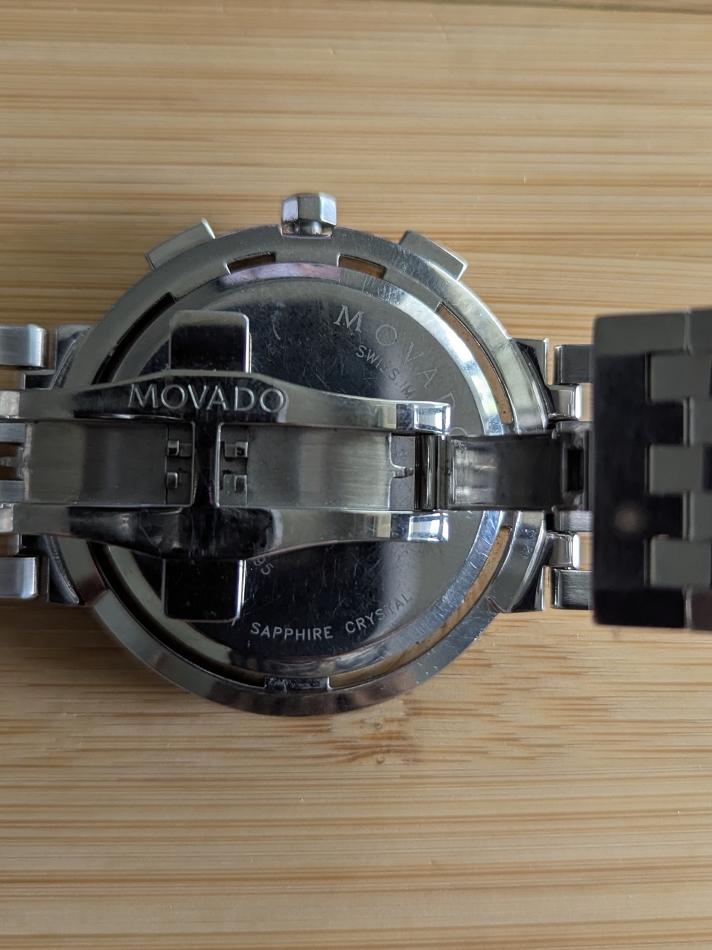 Movado Men's Silver Chronograph Bracelet Watch - Picture 14 of 16